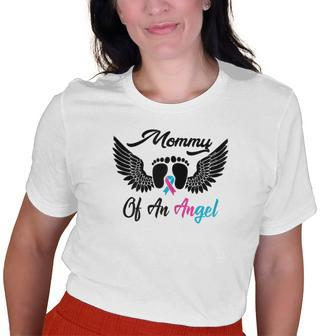 Mommy Of An Angel Miscarriage Infant Loss Mom Old Women T-shirt | Mazezy DE