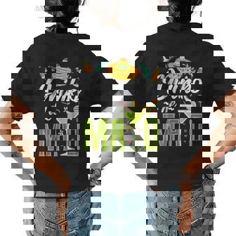 Cinco De Mayo Drinko De Mayo Fiesta Mexican Women's Crewneck Short Sleeve Back Print T-shirt - Thegiftio