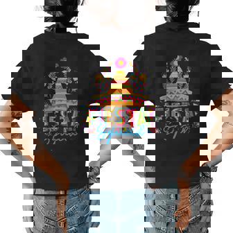 Cinco De Mayo Fiesta Squad Mexican Party Cinco De Mayo 2023 Women's Crewneck Short Sleeve Back Print T-shirt - Thegiftio