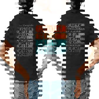 Consultant The Man The Myth The Legend Womens Back Print T-shirt - Seseable
