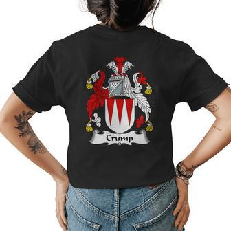 Crump Coat Of Arms Family Crest Womens Back Print T-shirt - Seseable