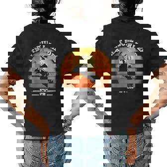 Funny Cowboy Bull Rider Best Bull Rider Ever Rodeo Womens Back Print T-shirt - Seseable