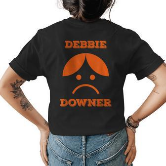 Funny Debbie Downer I Hate People T For Men And Women Womens Back Print T-shirt - Seseable