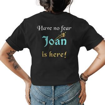 Joan Custom Name Funny Saying Personalized Names Gifts Womens Back Print T-shirt - Seseable
