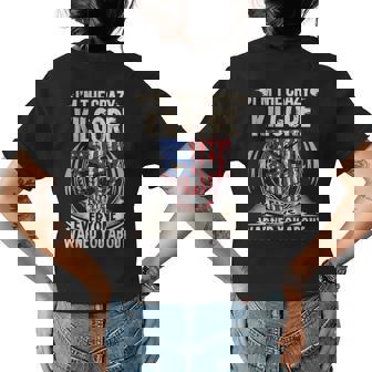 Kilgore Name Gift Im The Crazy Kilgore Womens Back Print T-shirt - Seseable