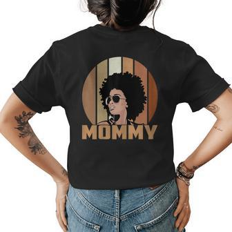 Mommy African American Afro Black Mom Momma Women's T-shirt Back Print | Mazezy