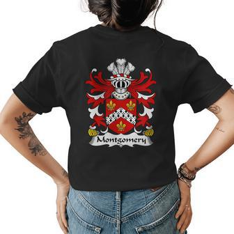 Montgomery Coat Of Arms Family Crest Womens Back Print T-shirt - Seseable