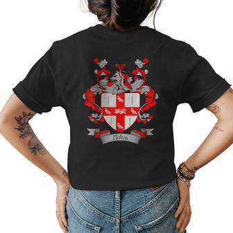 Nolan Coat Of Arms | Nolan Surname Family Crest Womens Back Print T-shirt - Seseable