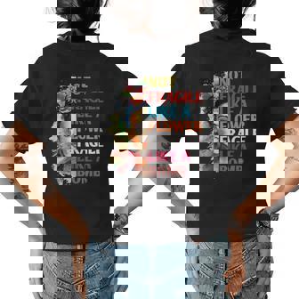 Not Fragile Like A Flower Fragile Like A Bomb For Women's T-shirt Back Print | Mazezy