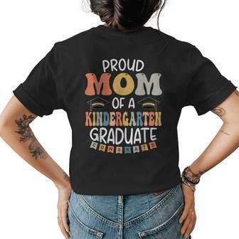 Proud Mom Of A Kindergarten Graduate School Class 2023 Womens Back Print T-shirt | Mazezy