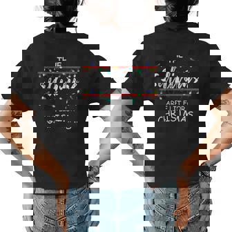 The Sullivans Are Lit For Christmas Family Christmas Design Womens Back Print T-shirt - Seseable