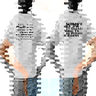 Calm Down Ive Done This On A Mannequin Funny Nurse Womens Back Print T-shirt | Mazezy
