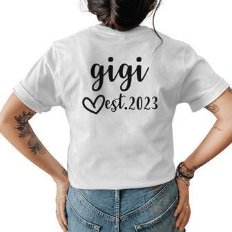 Gigi Est 2023 Best Grammy Ever Mothers Day Womens Back Print T-shirt - Seseable