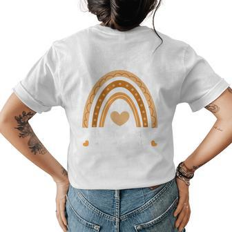 Rainbow In June We Wear Orange Gun Violence Awareness Day Womens Back Print T-shirt | Mazezy