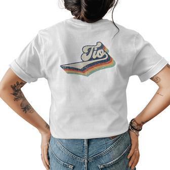 Retro Cute Tio Best Tio Ever Birthday Idea Womens Back Print T-shirt - Seseable