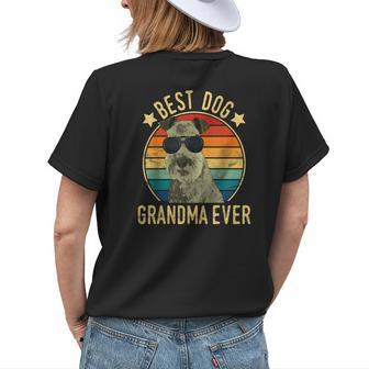 Best Dog Grandma Ever Lakeland Terrier Women's T-shirt Back Print | Mazezy