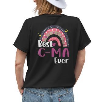 Best G Ma Ever Funny Boho Rainbow Mothers Day Mommy Grandma Womens Back Print T-shirt - Seseable