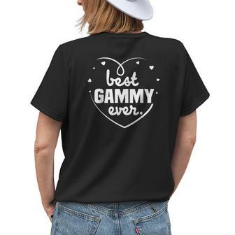 Best Gammy Ever Grandma Mothers Day Hearts Birthday Gifts Womens Back Print T-shirt - Seseable