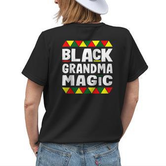Black Grandma Magic Black History Month Africa Pride Women's T-shirt Back Print | Mazezy