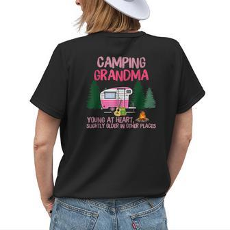 Camping Grandma Camping For Mimi Gigi Women's T-shirt Back Print | Mazezy