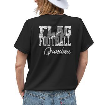 Flag Football Grandma Women's T-shirt Back Print | Mazezy