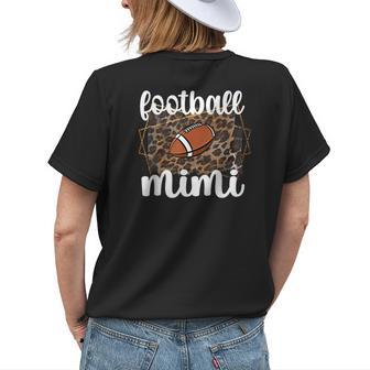 Football Mimi Proud Mimi Of A Football Player Grandma Women's T-shirt Back Print | Mazezy