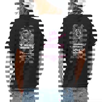 My Grandmas Wings Always Protect Me My Grandma Is An Angel Women's T-shirt Back Print | Mazezy