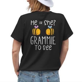 He Or She Grammie To Bee Future Grandma To Be Women's T-shirt Back Print | Mazezy
