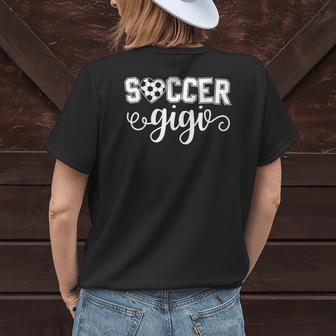 Soccer Gigi Grandma Sport Lover Birthday Women's T-shirt Back Print | Mazezy