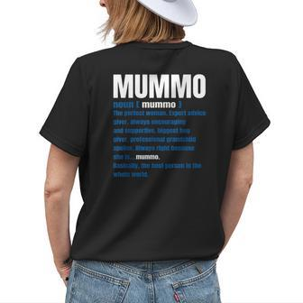 Suomi Mummo Grandma Finland Finnish Women's T-shirt Back Print | Mazezy