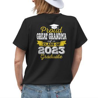 Super Proud Great Grandma Of 2023 Graduate Awesome Family Women's T-shirt Back Print | Mazezy