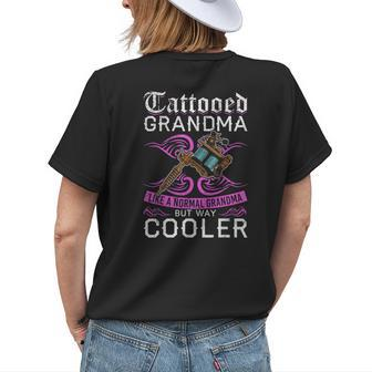 Tattoos & Tattooed Grandma In Family Women's T-shirt Back Print | Mazezy