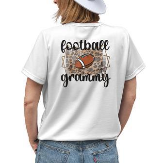 Football Grammy Grandma Grammy Of A Football Player Women's T-shirt Back Print | Mazezy