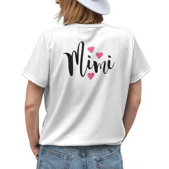 Mimi Southern Grandma Grandmother Gigi Birthday Women's T-shirt Back Print | Mazezy