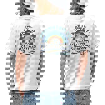 Promoted To Grandma 2024 Soon To Be Grandmother New Grandma Womens Back Print T-shirt | Mazezy