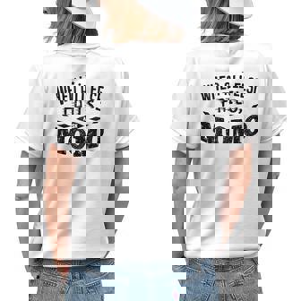 When All Else Fails Ask Momo Grandma Women's T-shirt Back Print | Mazezy