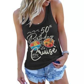 50Th Birthday Cruise Squad 2023 Matching Party Family Women Flowy Tank | Mazezy DE