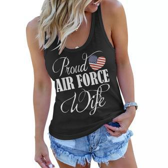 Air Force Wife Proud Air Force Wife T Women Flowy Tank | Mazezy