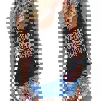 Awesome Like My Daughter Fathers Day Men Funny Gift Women Flowy Tank | Mazezy