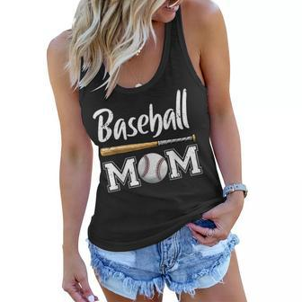 Baseball Mom Leopard Print Baseball Mama Mothers Day Women Flowy Tank - Thegiftio UK