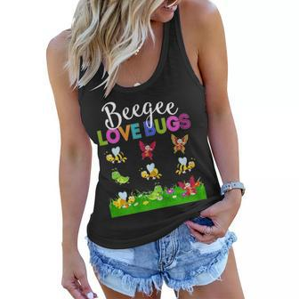 Beegee Love Bugs Funny Mother Day Gift For Beegee Women Flowy Tank - Seseable