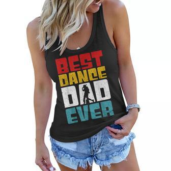 Best Dance Dad Ever Joke Funny Dancing Daddy Sarcastic Gift For Mens Women Flowy Tank | Mazezy