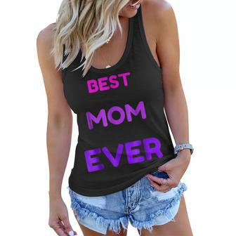 Best Mom Ever V2 Women Flowy Tank - Seseable