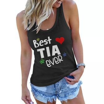 Best Tia Ever Shirt - Best Tia Women Flowy Tank - Thegiftio UK