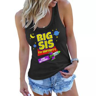Big Sister Forever Infinity And Beyond Big Sis Women Girls Women Flowy Tank | Mazezy