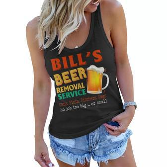 Bills Beer Removal Service Can Pints Pitchers Kegs No Job Women Flowy Tank | Mazezy