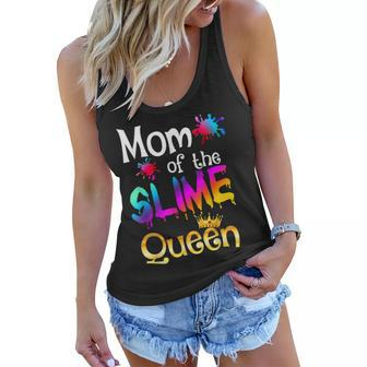 Birthday Matching Party Mom Of The Slime Queen Women Flowy Tank | Mazezy