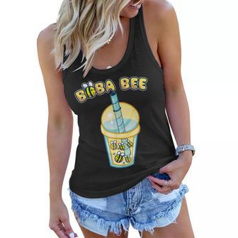 Boba Bee Bubble Tea Milk Kawaii Aesthetic Bees Women Flowy Tank - Seseable