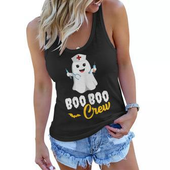Boo Boo Crew T Nurse Ghost Idea Squad Party Gift Cute Gift For Womens Women Flowy Tank | Mazezy