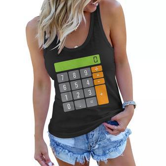 Calculator Costume Halloween Easy Cosplay Math Geek Outfit Women Flowy Tank - Thegiftio UK